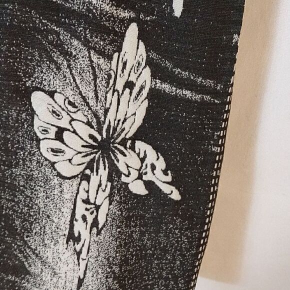 Black Faux Denim Stretch Women's Skirts - Picture 2 of 5